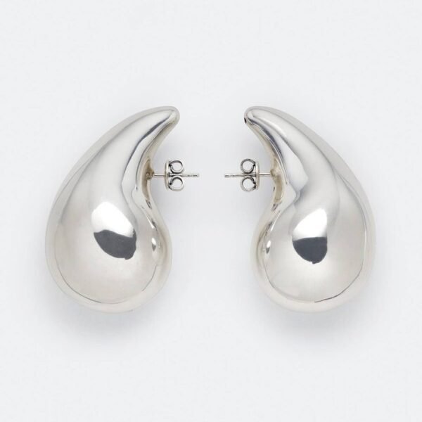 Aretes Gota Plateados