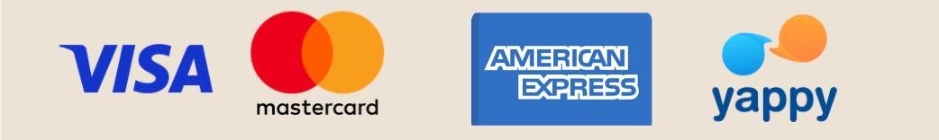 Visa Mastercard American Express Yappy